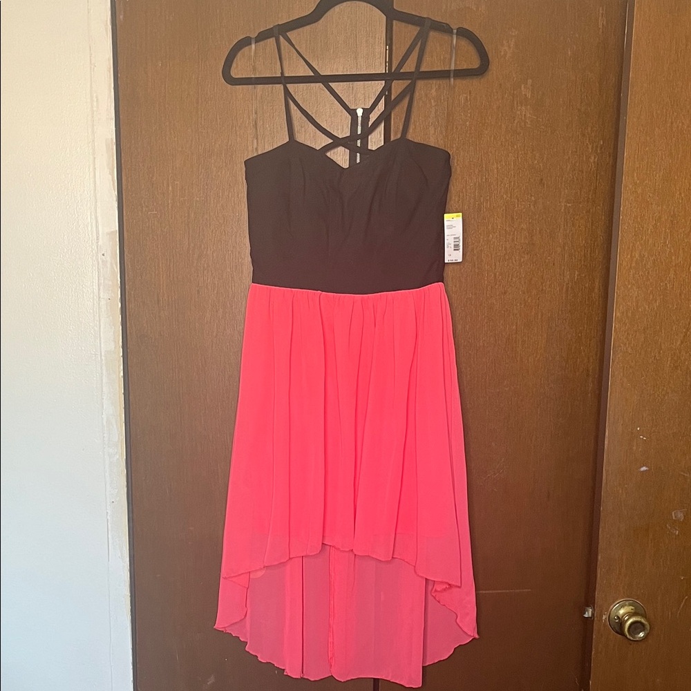 Sears Black and Pink Juniors Casual Dress